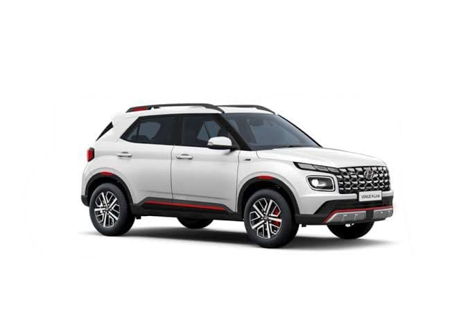 Featured car Hyundai, Hyundai Venue (2024) white